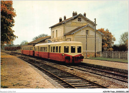 AJXP8-0801 - TRAIN - Amicale Des Anciens Et Amis De La Traction Vapeur - AAATV - SNCF - Autoreil X 3800 Et Remorque  - Eisenbahnen