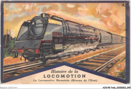 AJXP8-0753 - TRAIN - Histoire De La LOCOMOTION - La Locomotive Mountain - Trains