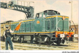 AJXP8-0751 - TRAIN - COMITE NATIONAL DE L'ENFANCE - Eisenbahnen