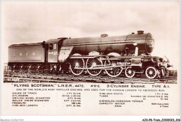 AJXP8-0740 - TRAIN - FLYING SCOTSMAN - LNER - Trains