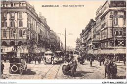 AJXP7-0672 - MOTO - MARSEILLE - Rue Cannebiere SIDECAR - Motorräder