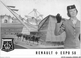 AJXP6-0621 - AUTOMOBILE - RENAULT - EXPO 80 - L'accueil Des Automobiles Renault En Belgique - Buses & Coaches