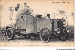 AJXP5-0564 - AUTOMOBILE - CAMPAGNE DE 1914 - Auto Mitrailleuse Belge Pres De Dixmude - Bus & Autocars