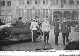 AJXP5-0567 - AUTOMOBILE - Le Roi Albert - Le President Et Le G Joffre A Furnes - Autobús & Autocar