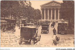 AJXP5-0554 - AUTOMOBILE - PARIS - La Rue Royale Et L'eglise De La Madeleine - Buses & Coaches