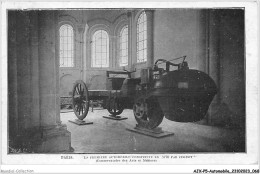 AJXP5-0513 - AUTOMOBILE - PARIS - LA PREMIERE AUTOMOBILE CONSTRUITE EN 1770 PAR CUGNOT - Busse & Reisebusse