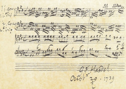 GEORG FRIEDRICH HÄNDEL Noten-Manuscript Oct.1737 Ngl #D9665 - Música Y Músicos