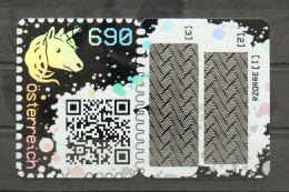 Österreich 3470 Zf Postfrisch Crypto Stamp, Einhorn #FW463 - Sonstige & Ohne Zuordnung