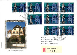 Schweiz 1386 Als Ersttagsbrief Als Mehrfachfrankatur #NP059 - Autres & Non Classés