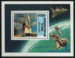 Kongo-Brazzaville 1981 - Mi-Nr. Block 27 ** - MNH - Raumfahrt / Space - Mint/hinged