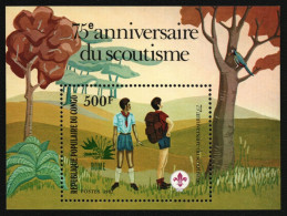 Kongo-Brazzaville 1985 - Mi-Nr. Block 37 ** - MNH - ITALIA '85 - Ungebraucht