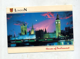 Carte Londres Parlement Flamme Muette - Houses Of Parliament