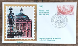 FDC 1984 - YT N°2316 - SOCIETES PHILATELIQUES - BORDEAUX - 1980-1989