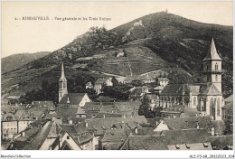 ALE1P3-68-0208 - RIBEAUVILLE - Vue Générale Et Les Trois Ruines - Ribeauvillé