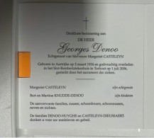 Devotie DP - Overlijden Georges Denoo Echtg Casteleyn - Aartrijke 1934 - Torhout 2006 - Obituary Notices