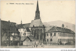 ALE2P10-68-0323 - THANN - Place De La Fête - Mairie Et Cure  - Thann