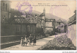 ALE2P9-68-0268 - Guerre 1914-1915 - THANN - Alsace - Une Partie De La Rue De L'etang Bombardée Par Les Allemands  - Thann