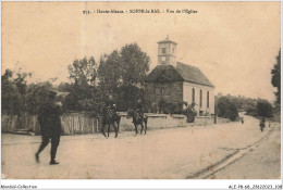 ALE2P8-68-0155 - Haute-alsace - SOPPE-LE-BAS - Vue De L'église - Autres & Non Classés