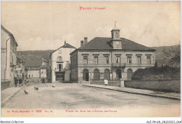 ALE2P8-68-0133 - FRAIZE - Vosges - Place Et Rue De L'hôtel De Ville  - Autres & Non Classés