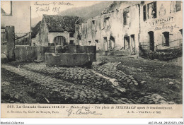 ALE1P6-68-0529 - La Grande Guerre 1914-15 - Haute-alsace - Une Place De - STEINBACH - Après Le Bombardement - Thann