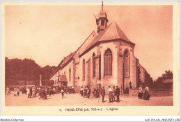 ALE2P11-68-0402 - TROIS-EPIS - Alt 700 M - L'église  - Trois-Epis