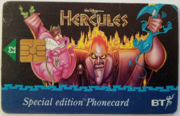 UK BT £2 Chip Card - Special Condition " Hercules " - BT Promociónales