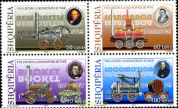 351849 MNH ALBANIA 2015 LOCOMOTORAS ANTIGUAS - Albanie