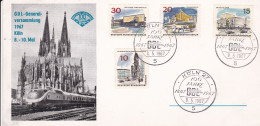 Germany Berlin GDL Generalversammlung 1967 Köln - Treni