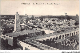 AESP4-ALGERIE-0305 - OUARGLA - Le Marché Et La Grande Mosquée  - Ouargla