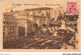 AESP1-ALGERIE-0049 - ALGER - Boulevard Laferrière Et Monument Aux Morts  - Algiers