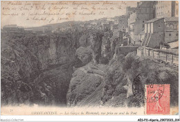 AESP11-ALGERIE-0988 - CONSTANTINE - Les Gorges Du Rhummel - Vue Prise En Aval Du Pont  - Constantine