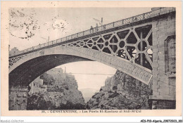 AESP10-ALGERIE-0970 - CONSTANTINE - Les Ponts El-kantara Et Sidi-m'cid  - Constantine
