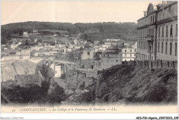 AESP10-ALGERIE-0977 - CONSTANTINE - Le Collège Et Le Faubourg El Kantara  - Constantine