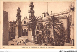 AESP7-ALGERIE-0590 - ALGER - La Cathédrale Et Le Palais Du Gouverneur  - Algeri