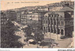 AESP6-ALGERIE-0546 - ALGER - Place Bresson Et Le Théâtre  - Alger
