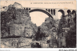 AESP11-ALGERIE-1059 - CONSTANTINE - Entrée Des Gorges Et Le Pont Sidi Rached  - Konstantinopel