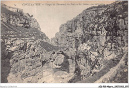 AESP11-ALGERIE-1017 - CONSTANTINE - Gorges Du Rhummel - Les Puits Et Les Voûtes - Vue Extérieure - Konstantinopel