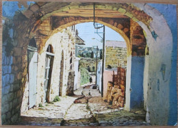 ISRAEL SAFAD SAFED GALILEE ARTISTS VILLAGE KABALA CENTER POSTCARD CARTOLINA ANSICHTSKARTE CARTE POSTALE CARD POSTKARTE - Israel