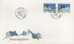 417898 MNH NORUEGA 1985 MONTAÑAS ANTARTICAS - Ongebruikt