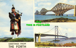 R577708 Greetings From Forth. Forth Rail Bridge. Forth Road Bridge. Multi View - Monde