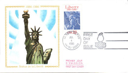 FDC 1986 STATUE DE LA LIBERTE - U S A - 1980-1989