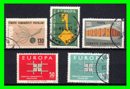 TURKIA ( EUROPA )  SELLOS DIFERENTES  AÑOS Y VALORES .TEMATICA PERSONAJES - Used Stamps