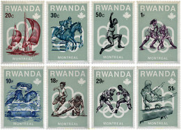 56519 MNH RUANDA 1976 21 JUEGOS OLIMPICOS VERANO MONTREAL 1976 - Nuevos