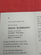 Doodsprentje Grace Blommaert / Hamme 11/3/1941 - 23/5/1996 ( Gilbert Peelman / Willy D'Hondt ) - Religion &  Esoterik