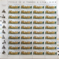 Feuille Complète Palais Des Papes YT 4348 - Hojas Completas