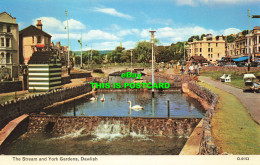 R582514 Dawlish. The Stream And York Gardens. E. T. W. Dennis. Photocolour - Monde
