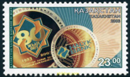 148989 MNH KAZAJSTAN 2003 80 ANIVERSARIO DEL BANCO HALYK - Kazakistan