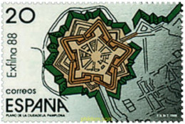 4147 MNH ESPAÑA 1988 EXFILNA 88. EXPOSICION FILATELICA NACIONAL - Nuovi