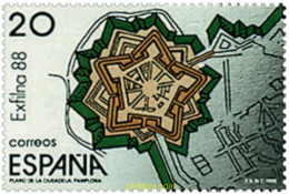 4147 MNH ESPAÑA 1988 EXFILNA 88. EXPOSICION FILATELICA NACIONAL - Unused Stamps