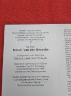 Doodsprentje Marcel Van Den Bossche / Hamme 2/6/1928 Dendermonde 5/7/1996 ( Marie Louise Van Vossole ) - Religion &  Esoterik